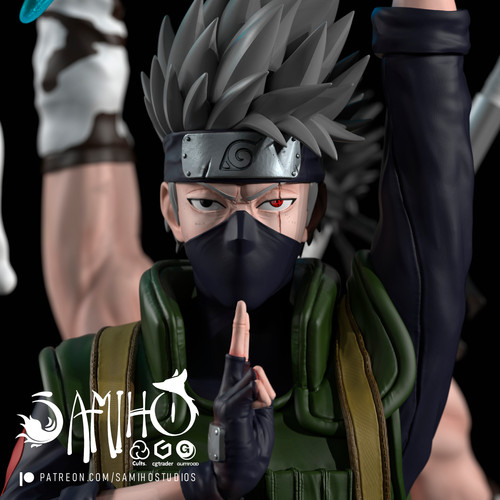 Kakashi VS Zabuza Diorama STL | Samiho Studios