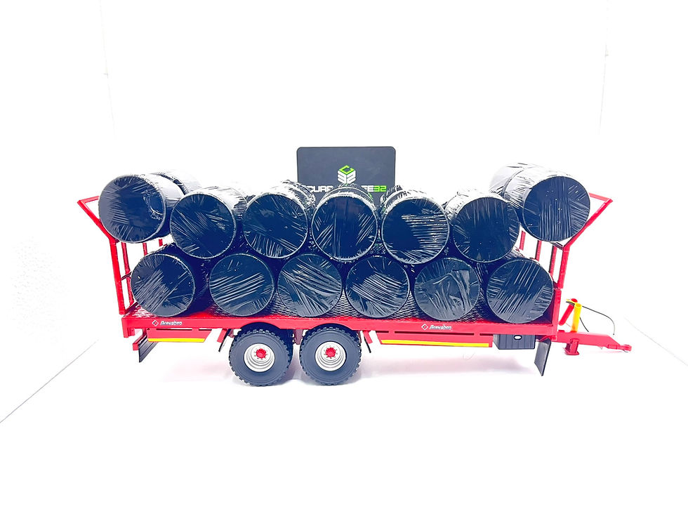 Thumbnail: 1:32 24ft Broughan bale trailer