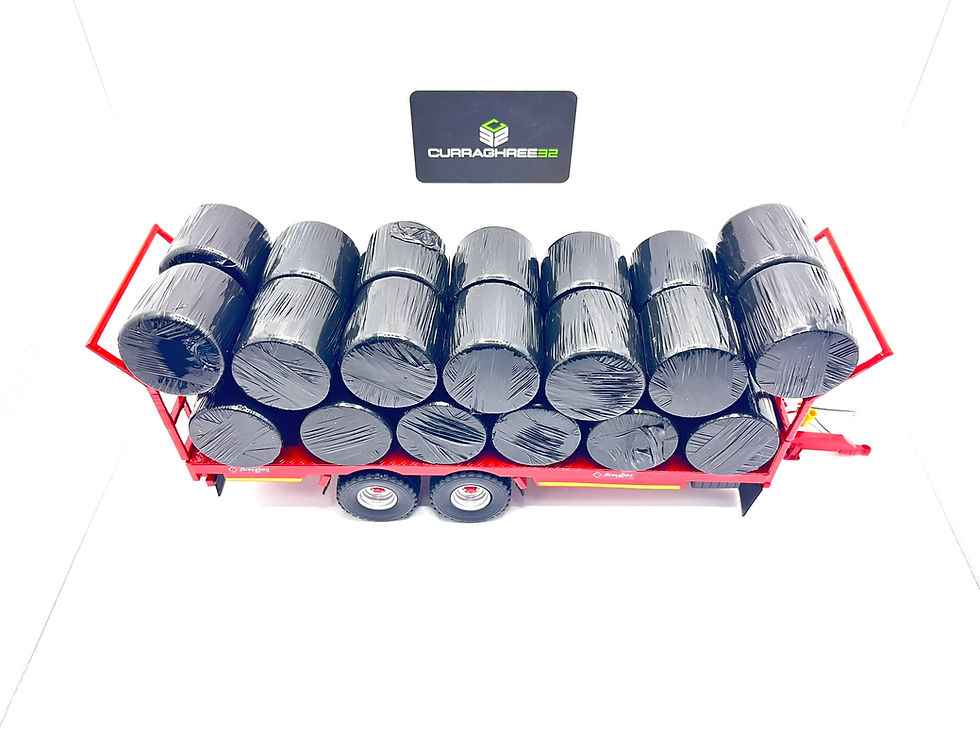 Thumbnail: 1:32 24ft Broughan bale trailer