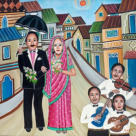 Stroll Down Memory Lane 30 x 30 Inches