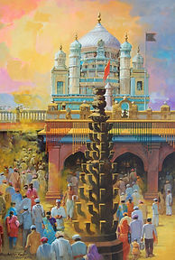 Parsharam Sutaar, Divine art, Riva Art Gallery, Indian Painting,Art work for sale, Buy Painting online, Original art Painting for sale, online art gallery, Indian Painting, wall painting online, mordern painting.