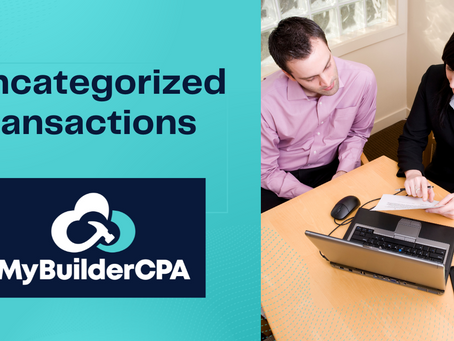 Handling Uncategorized Transactions at MyBuilderCPA