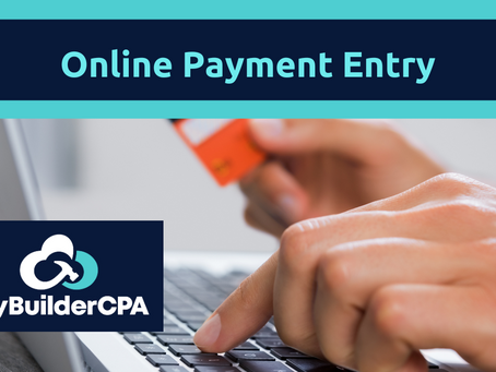 Understanding Job Software Online Payment Entry at MyBuilderCPA