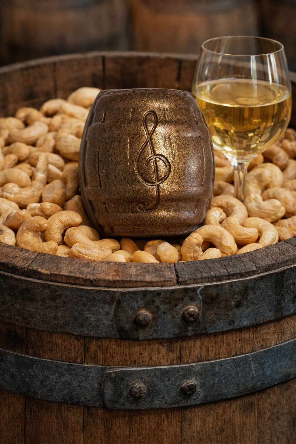 Chardonnay with Cashew Ganache