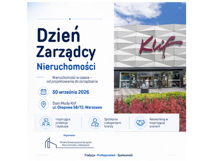 PRFM Partnerem Merytorycznym Dnia Zarządcy Nieruchomości 2026!