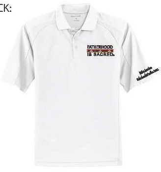 Thumbnail: Fatherhood is Sacred -Polo- Ribbon Logo