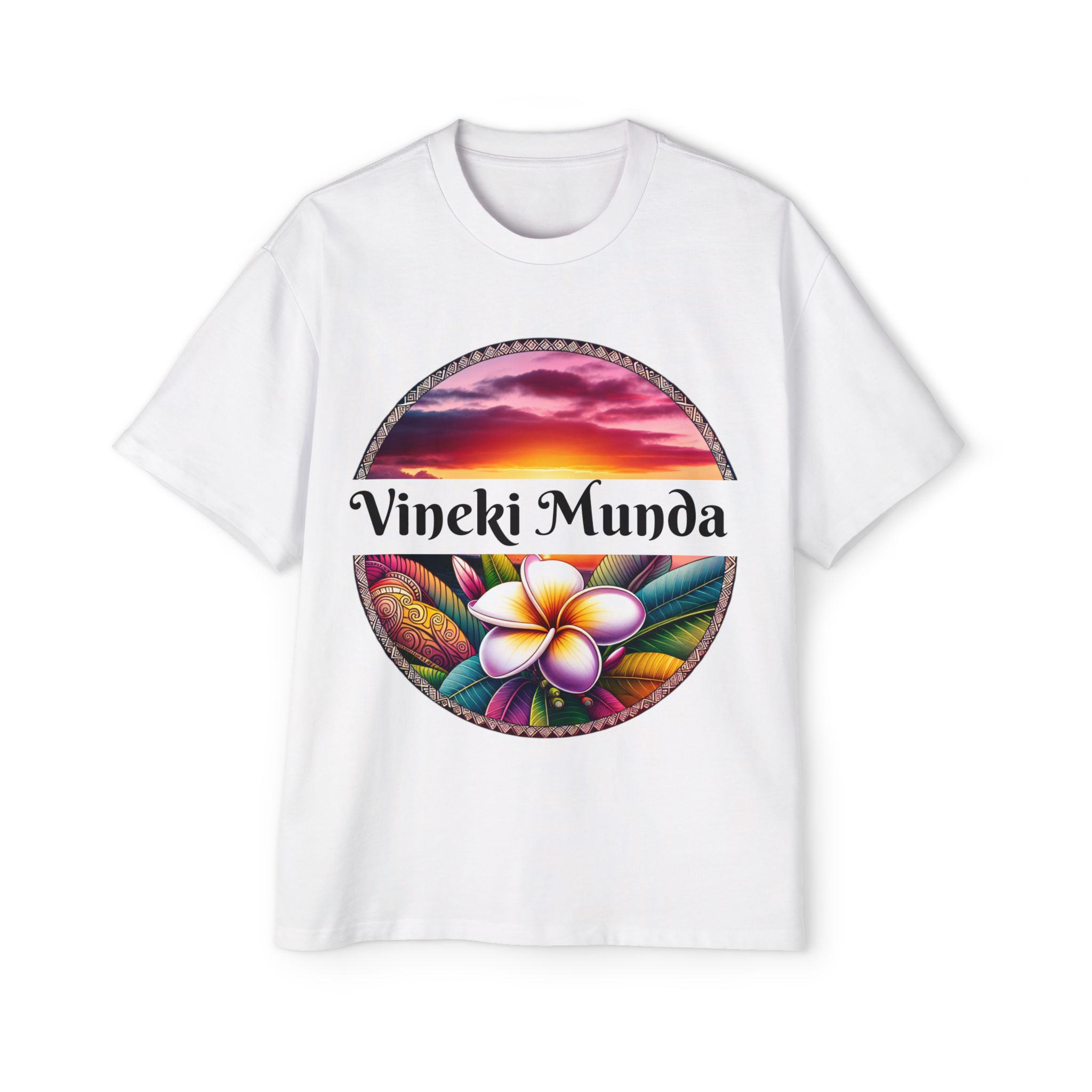 Vineki Munda Represent Tee - Heavy Oversized Premium