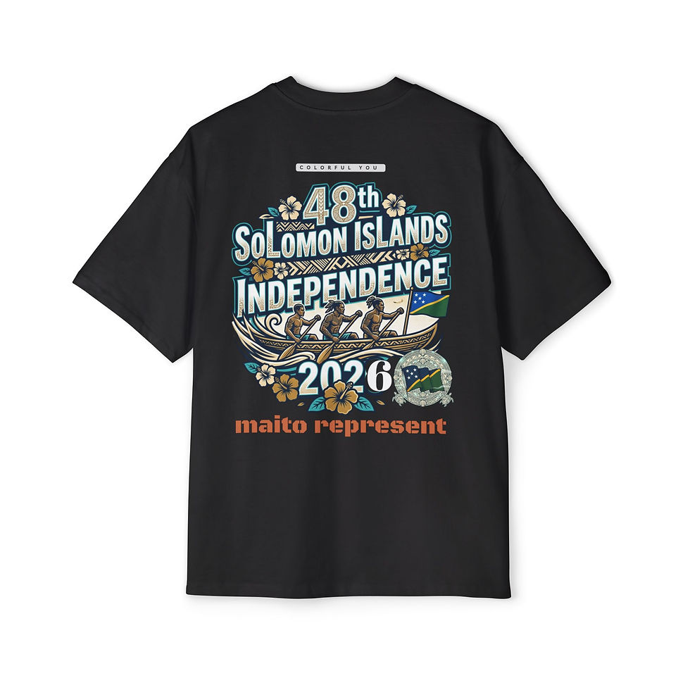 Thumbnail: Solomon Islands Independence 2023 Tee — "Maito" Represent T-Shirt