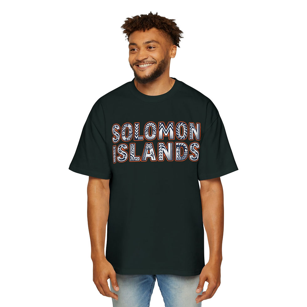 Thumbnail: Solomon Islands Independence Tee 2026 — '48' Canoe Design