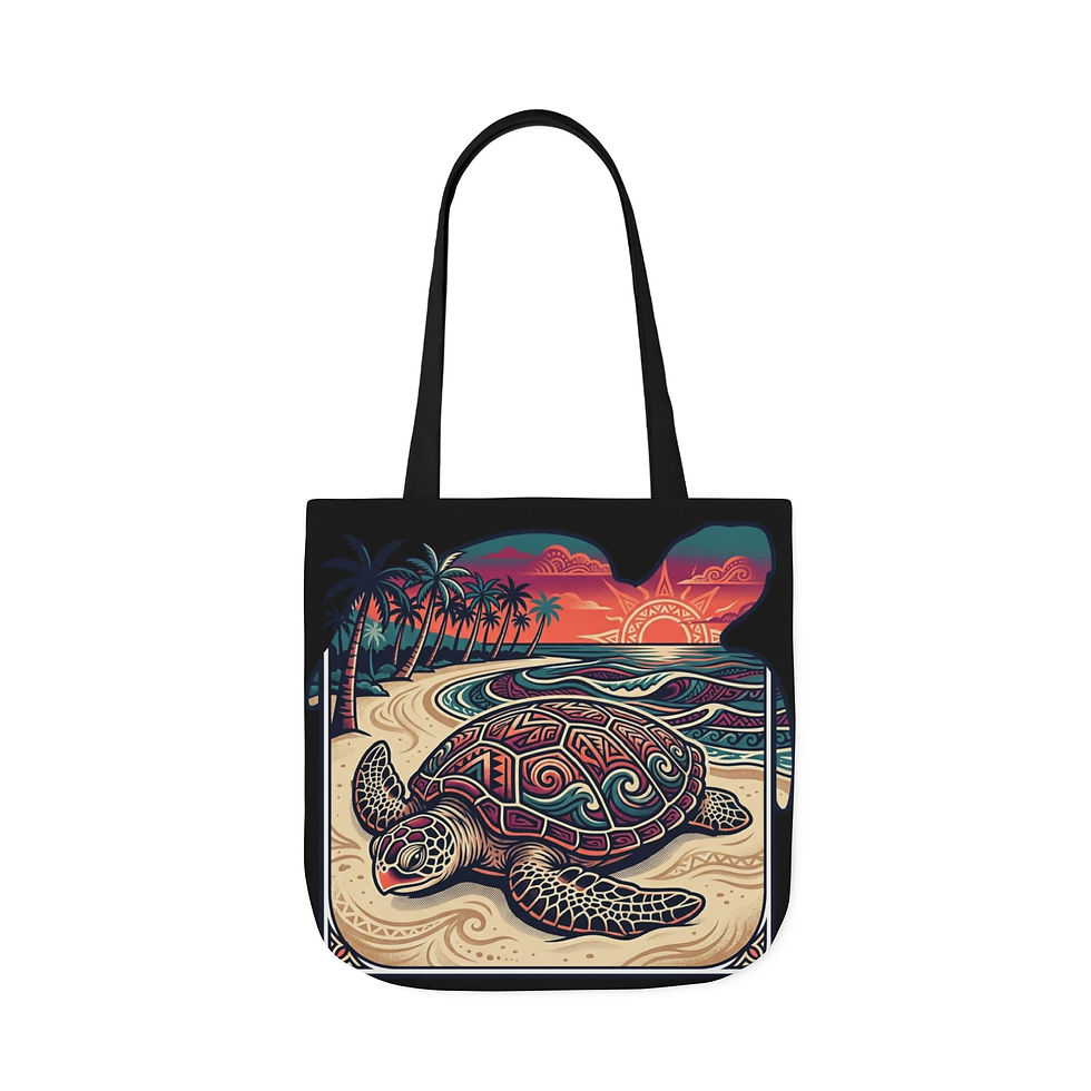 Thumbnail: Sea Turtle Sunset Tote Bag 2026 Collection