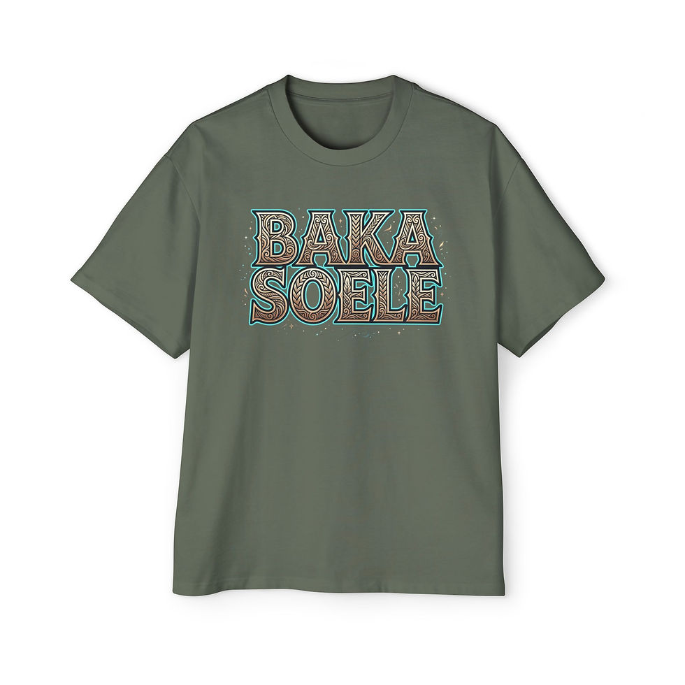 Thumbnail: Baka Soele Represent Tee — Premium Heavy Cotton