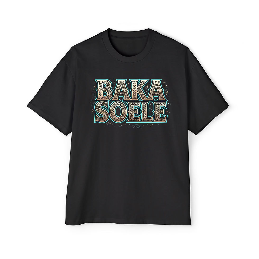 Thumbnail: Baka Soele Represent Tee — Premium Heavy Cotton