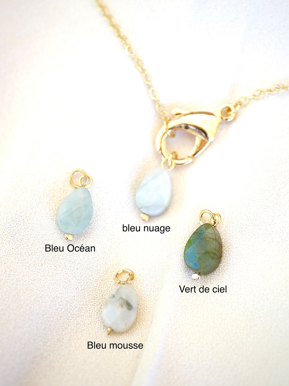 Miniature : Collier Attrape Pierre/Jade du Myanmar