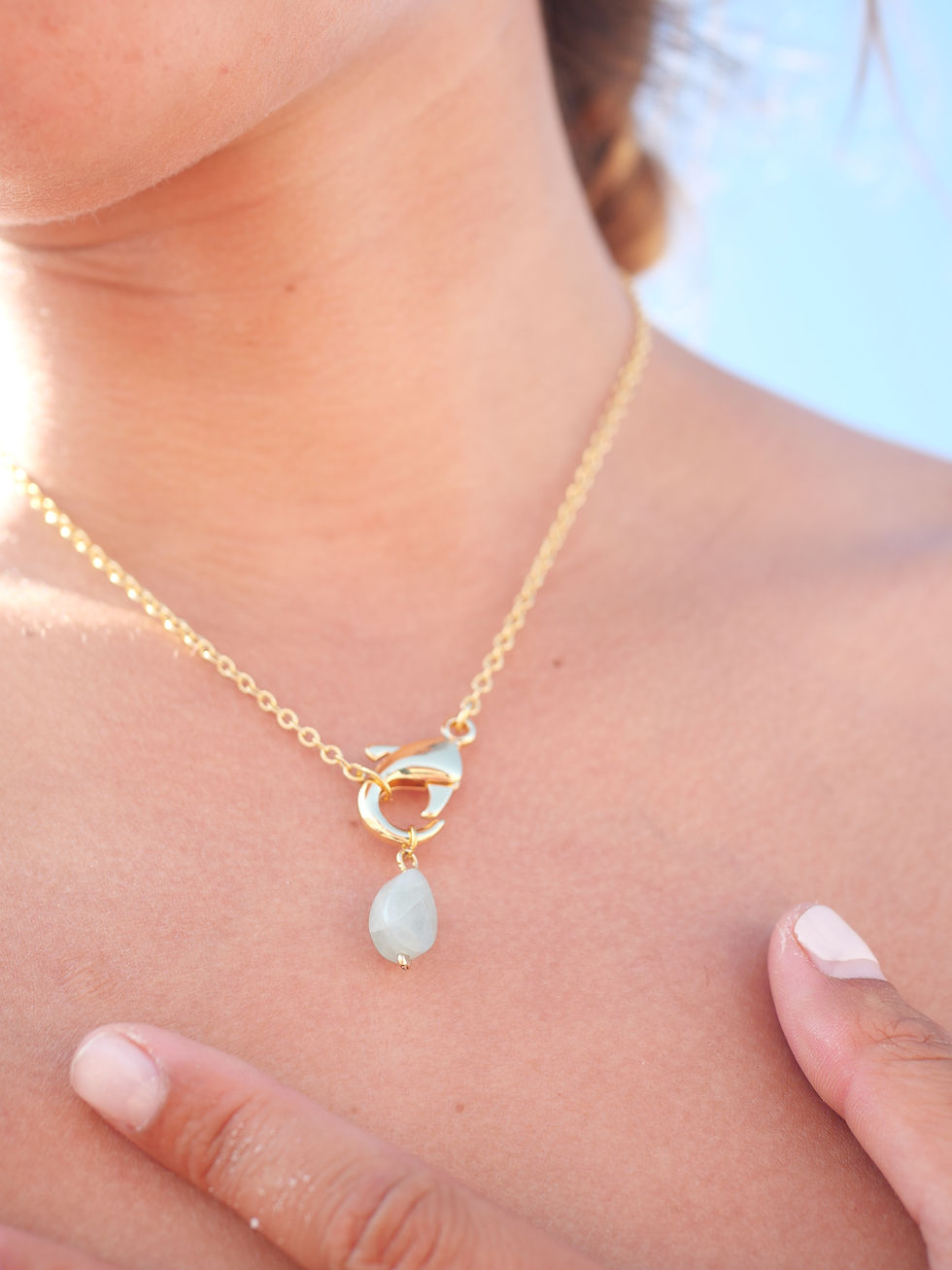 Miniature : Collier Attrape Pierre/Jade du Myanmar