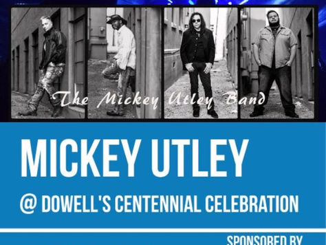 MUB appearing @ The  Dowell Centennial Celebration in Dowell Illinois June 30th.