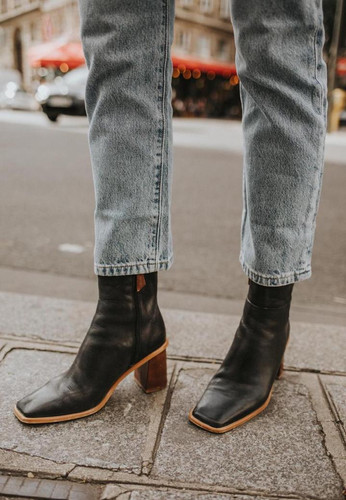 Alohas Soho Square Toe Ankle Boot 