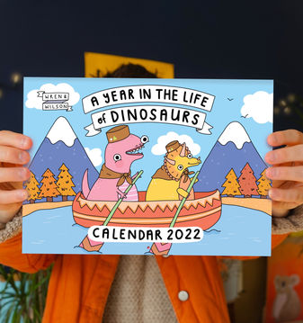 A Year in the Life of Dinosaurs Calendar - Wren & Wilson.