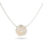 Pearl pendant necklace, a cluster of pearls on a silver chain RC Studio Jewelry