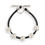 Thumbnail: Leather, Silver, Pearl Bracelet
