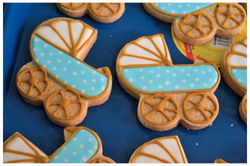 Baby Shower Polka Dots Azul
