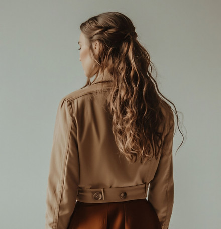 Woman with her back turned