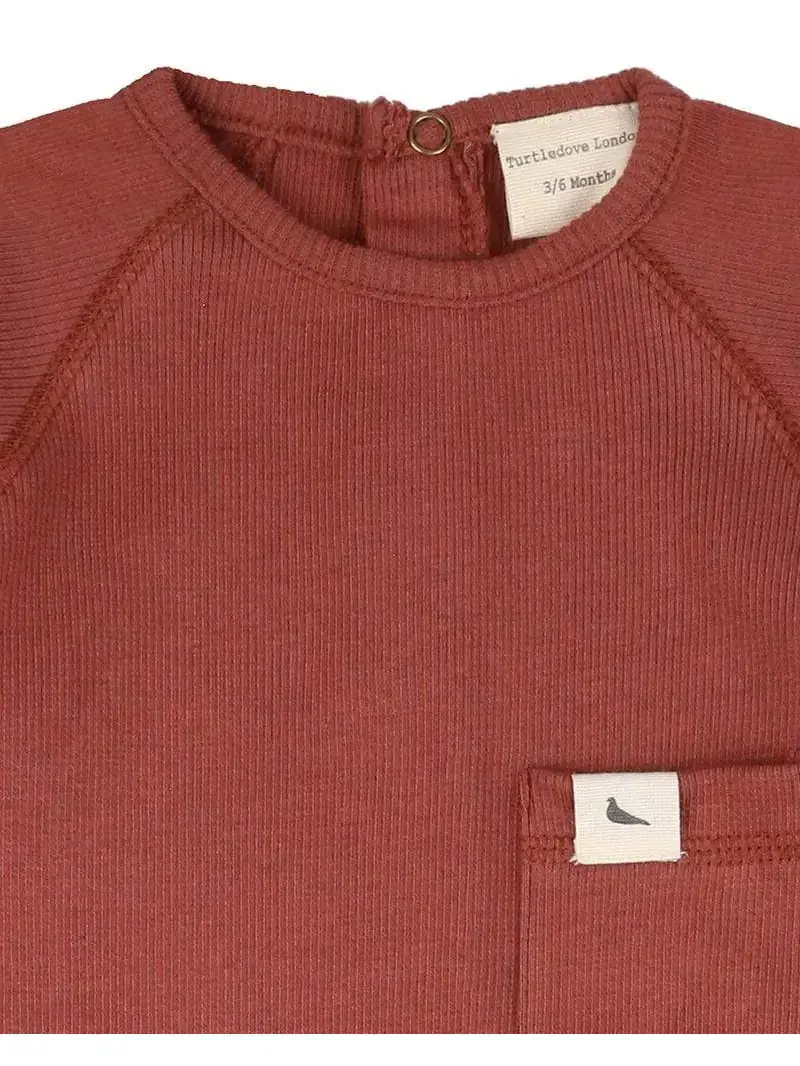 Thumbnail: Rib Playsuit- Brick