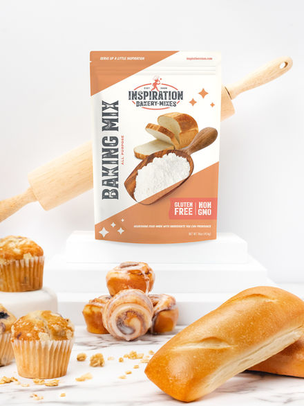 Inspiration Bakery Mixes bread and general baking gluten-free mix for website content and e-commerce
