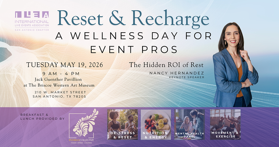 Reset & Recharge: A Wellness Day for Event Pros