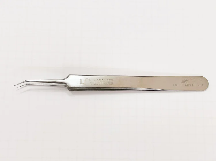 Fine Angled Tweezers BA PRO 118 mm