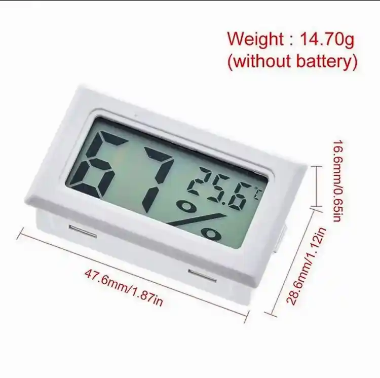  Ant Farm Mini LCD Digital Thermometer Humidity Meter
