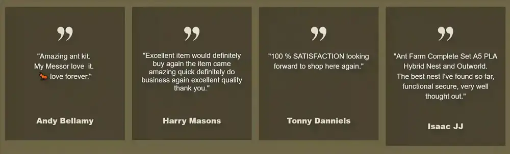 Customer reviews Best Ants UK