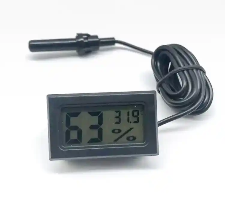 BA PRO LCD Digital Temperature Humidity Meter with External Sensor