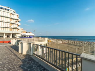 Sea view from the square below the apartment