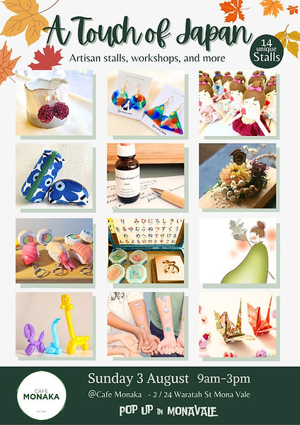 Japanese pop up market event sydney