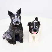 dog figure caketopper edible