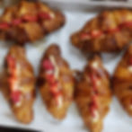 ★ CUSTARD CREAM CROISSANTS WITH STRAWBERRIES