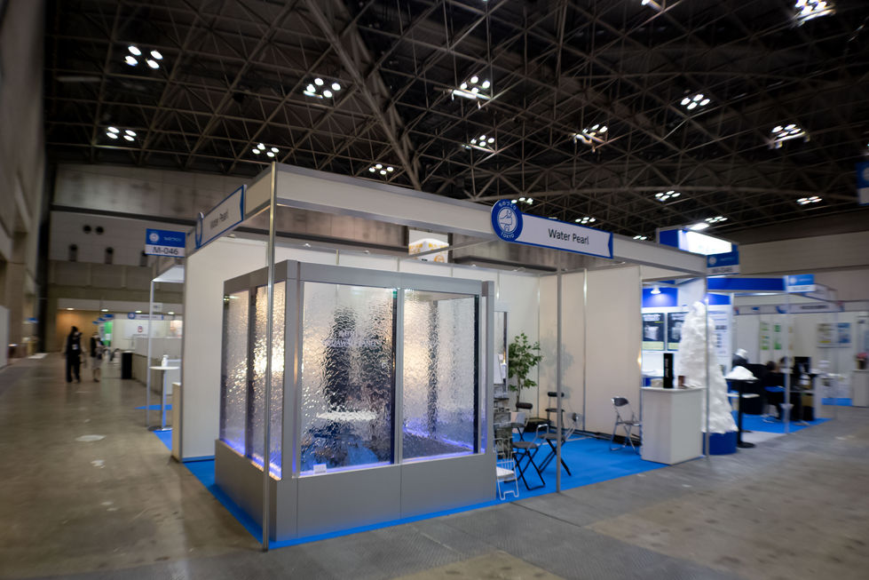 Aqpane (Aqua Wall Panel) in an Event Booth