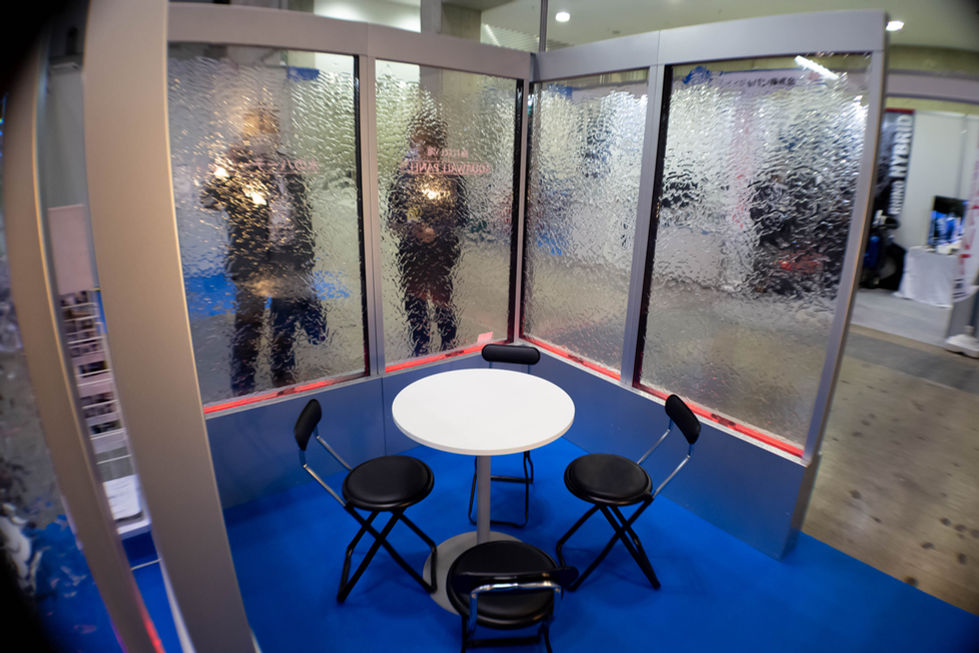 Aqpane (Aqua Wall Panel) in an Event Booth