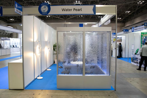 Aqpane (Aqua Wall Panel) in an Event Booth
