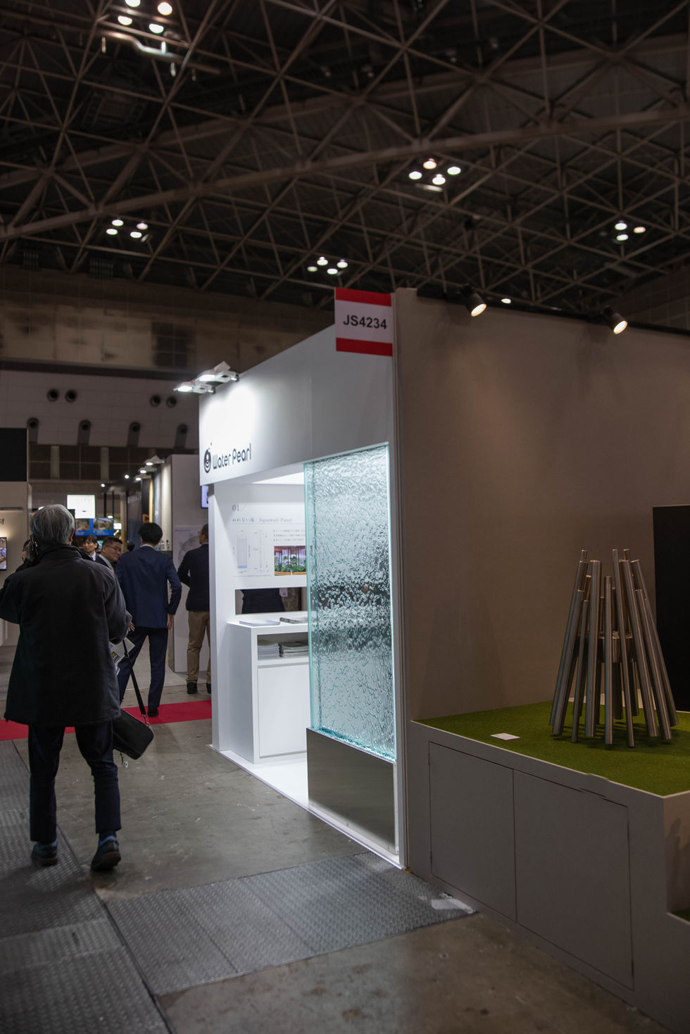 Aqpane (Aqua Wall Panel) in an Event Booth