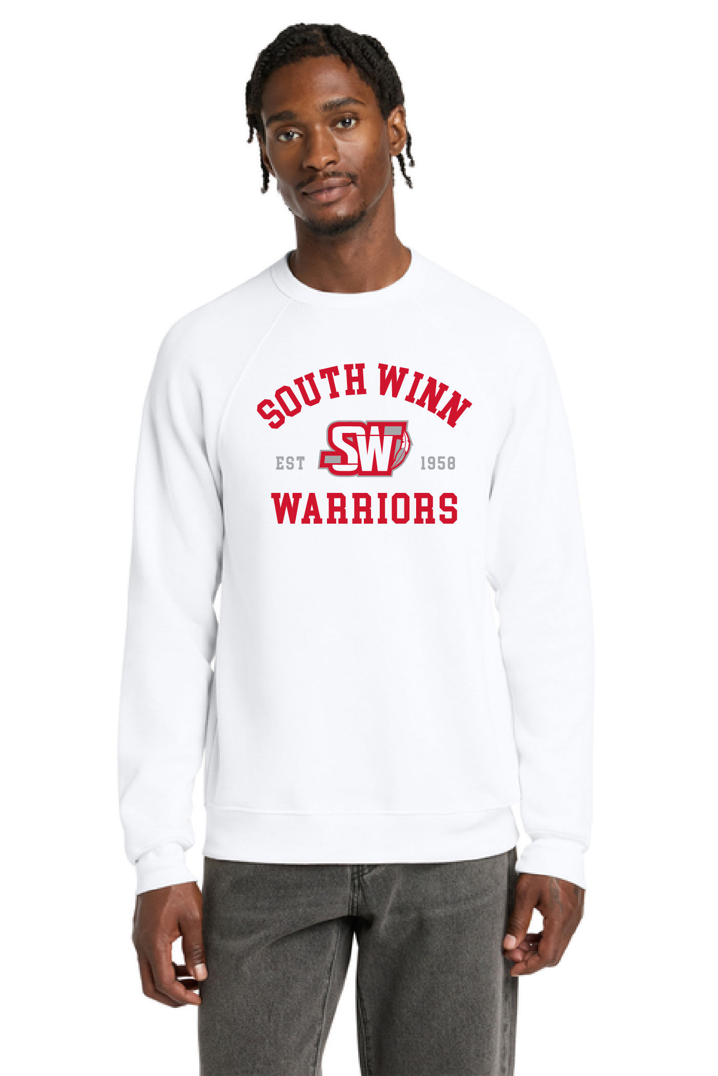 SW Softstyle Crewneck - White