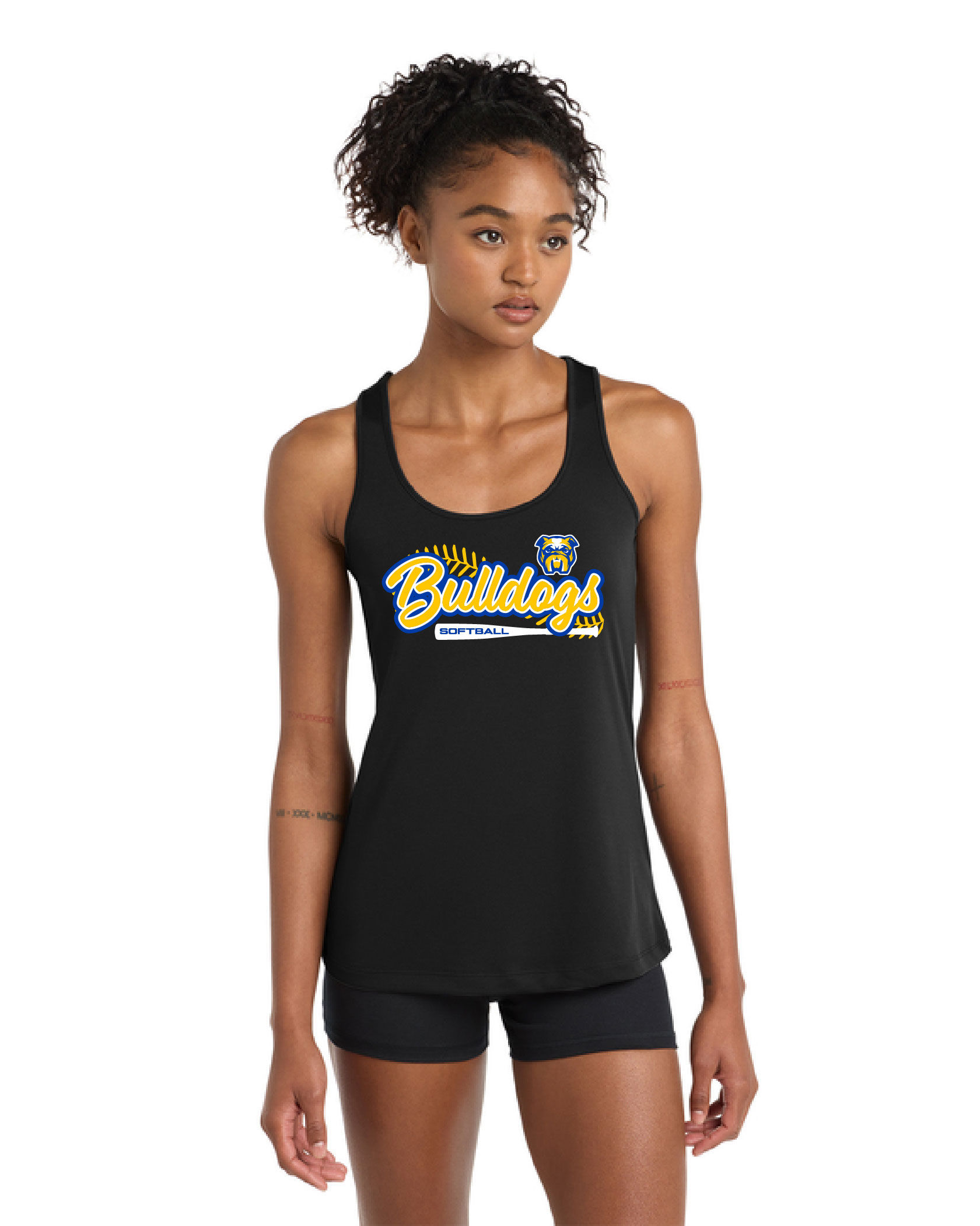 MFL Softball Black Women's Performance Tank