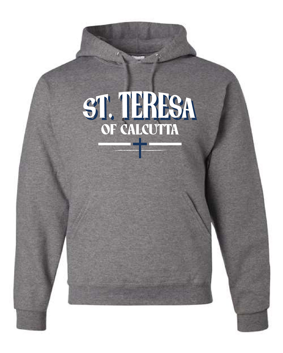Thumbnail: St Teresa #3 Graphite Heather Hoodie