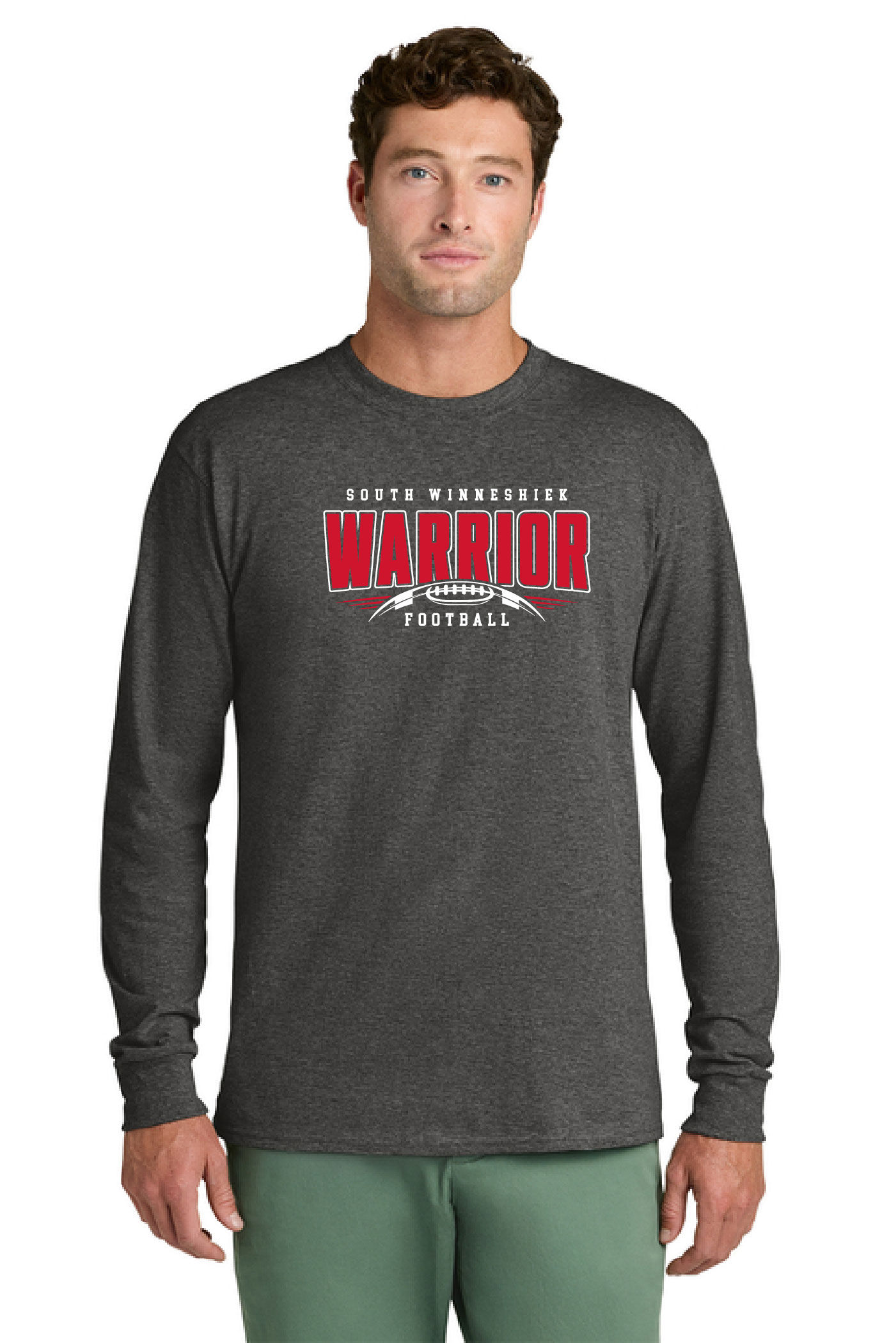 SW Football Grey Long Sleeve Tee