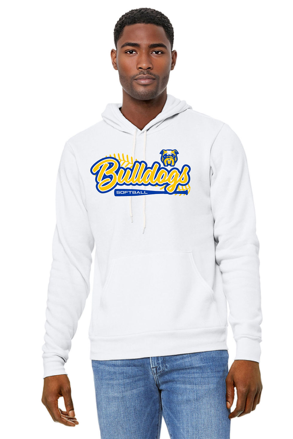 Thumbnail: MFL Softball White Softstyle Hoodie