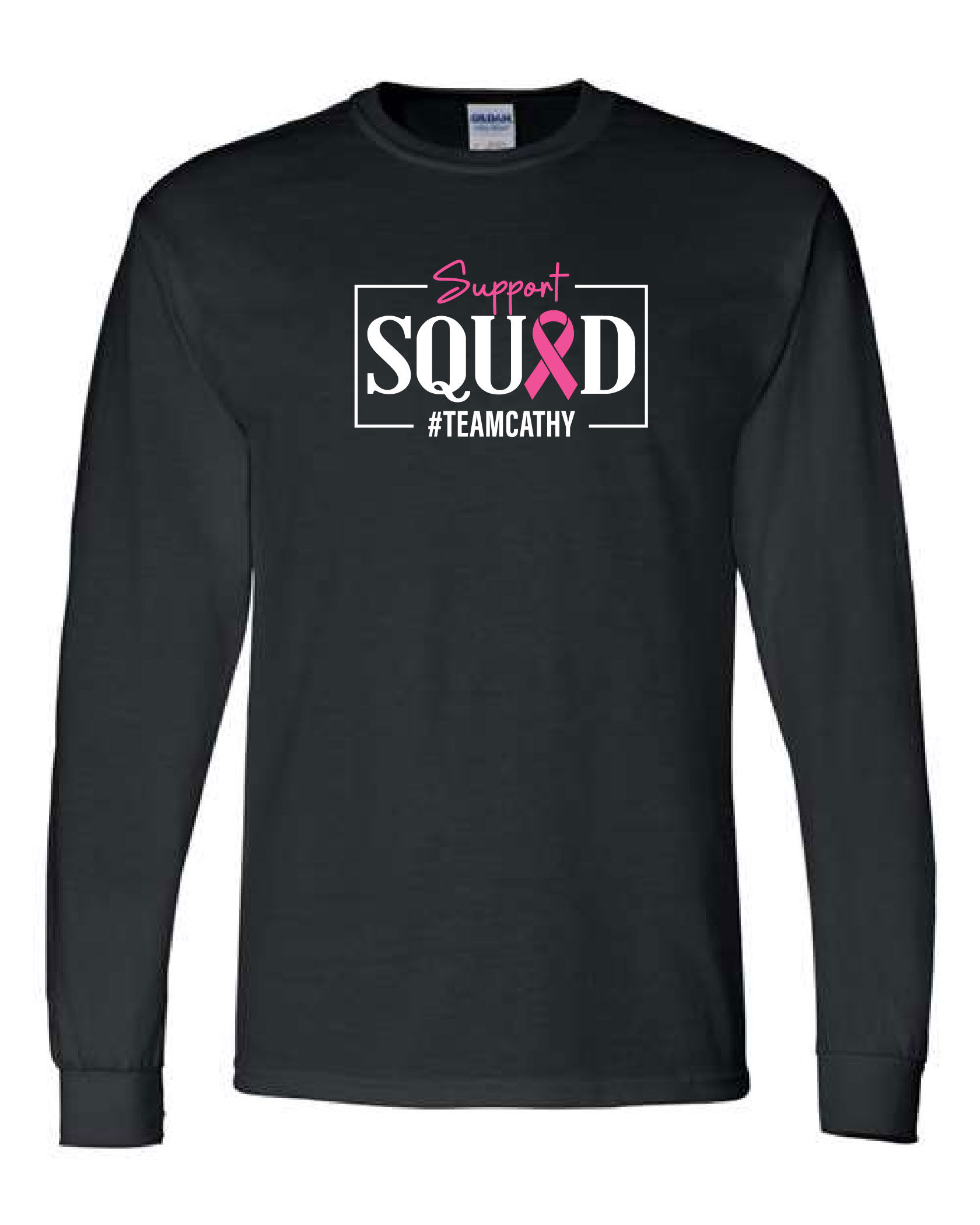 Team Cathy Long Sleeve Tee - Black