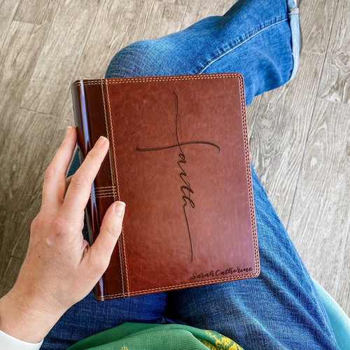 NASB 1995 Journaling Bible Brown Joy Creative Bibles