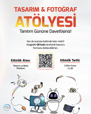 Yaratıcı Buluşma: Tasarım & Fotoğraf Atölyesi Afişi