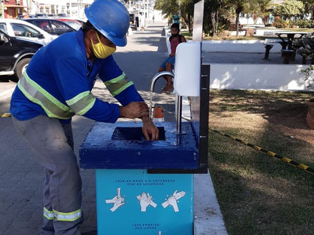 PIAS COMUNITÁRIAS SÃO INSTALADAS EM ÁREAS DE GRANDE FLUXO DE PESSOAS