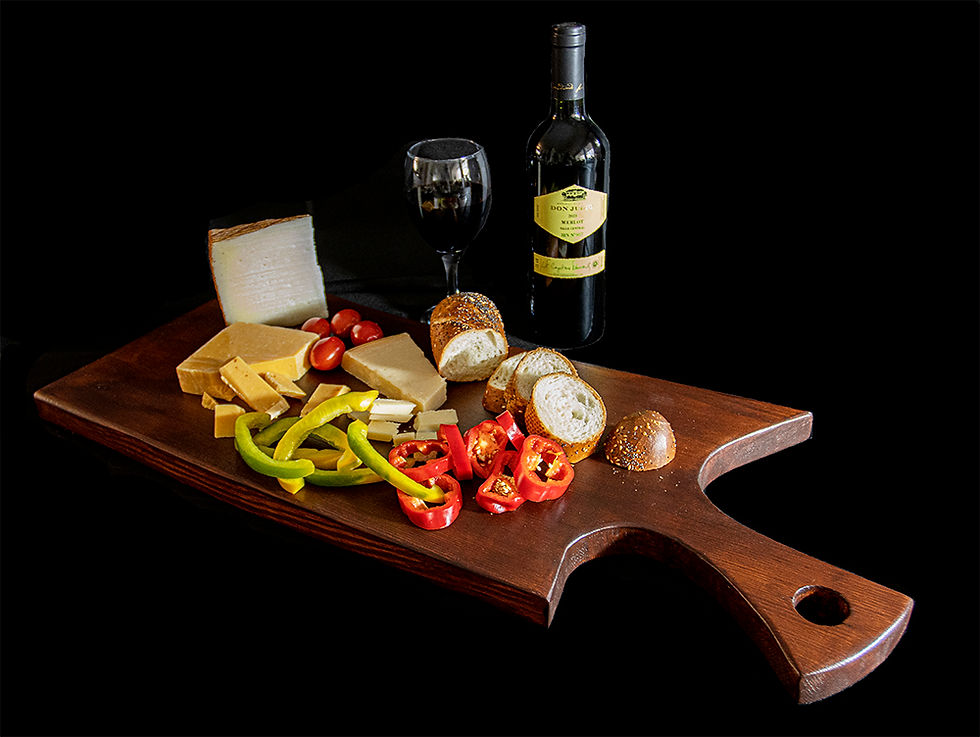 Thumbnail: Prague - 70X30cm food safe, solid wood cutting & serving board